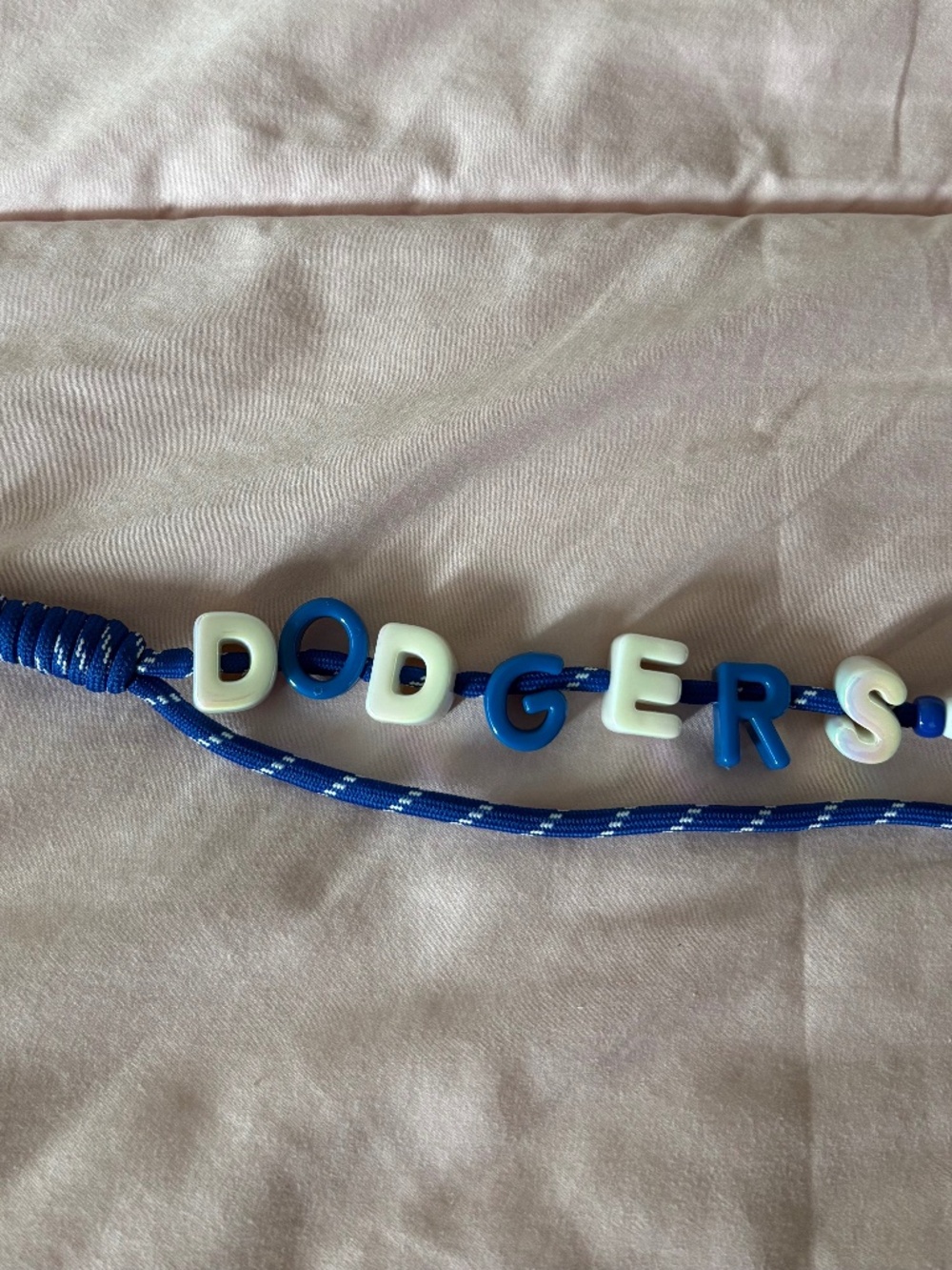 cute handmade dodgers bag charm